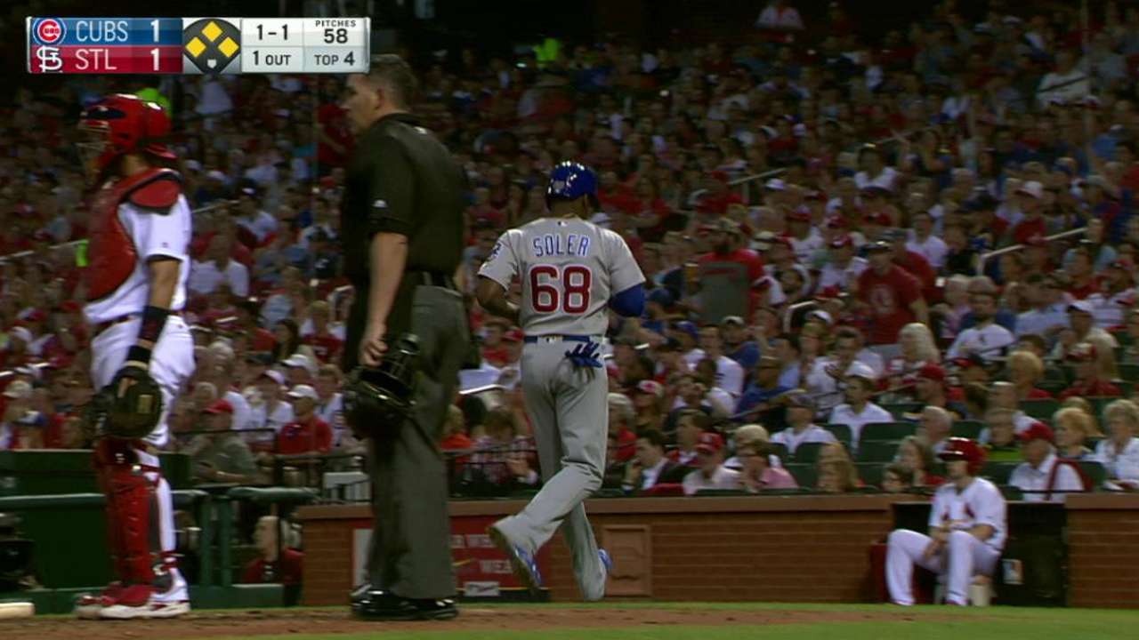 Lackey loses lead, Cubs lose Central ground