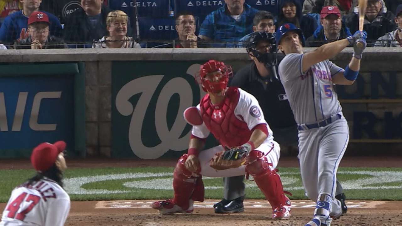 Mets' power bats back Bartolo in win vs. Nats