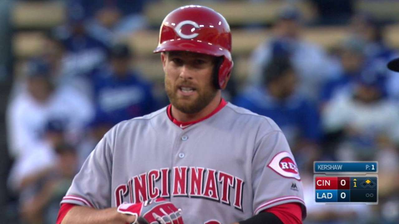 Cozart's 500th career hit