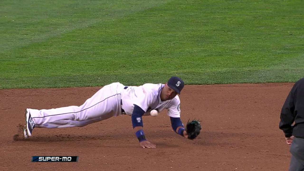 Cano's glove flip