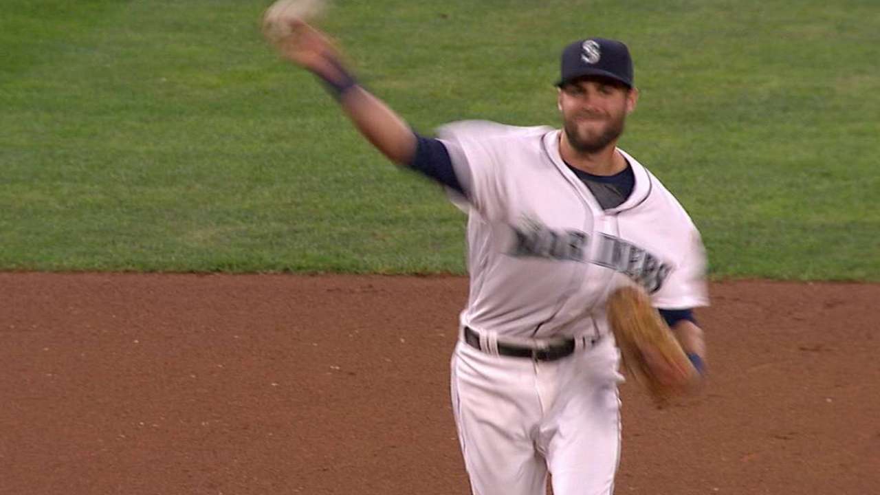 Semien reaches on error