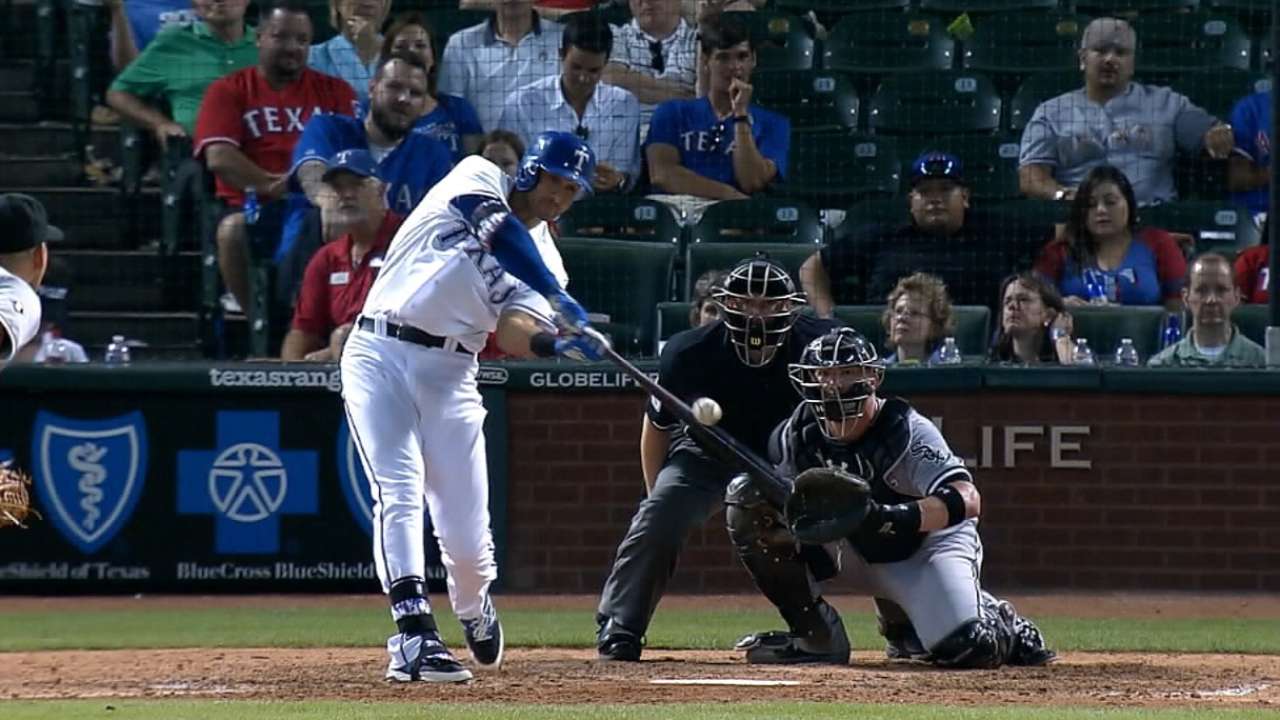 Rangers place Choo, Stubbs on DL; Gallo up