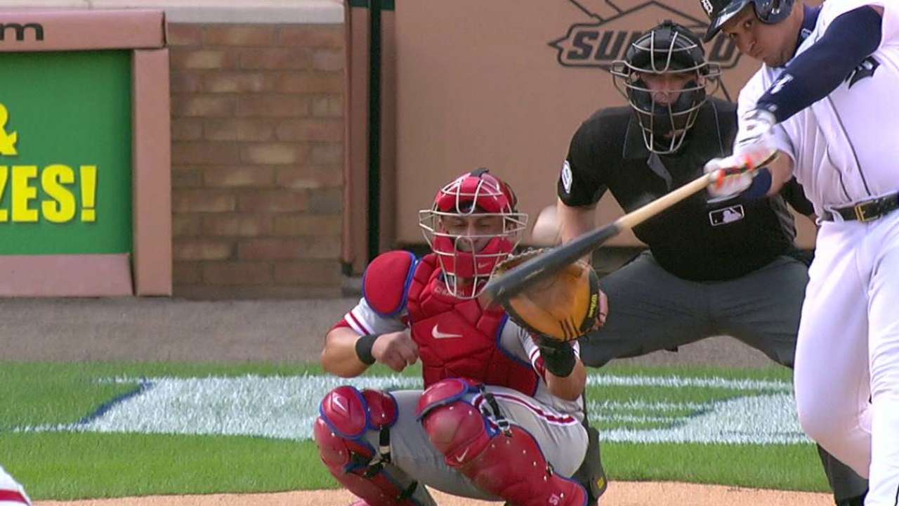 Cabrera's RBI double