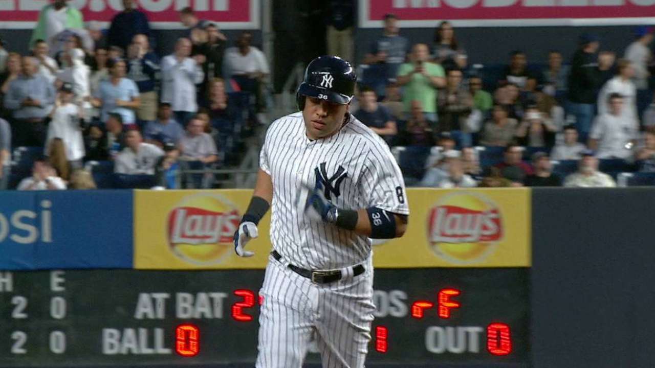 Beltran's solo shot