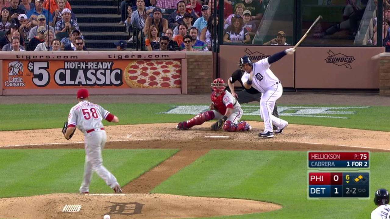 Cabrera's RBI groundout