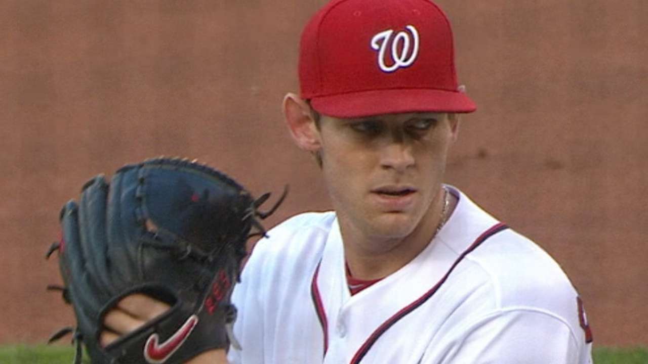 Strasburg strikes out 11 batters
