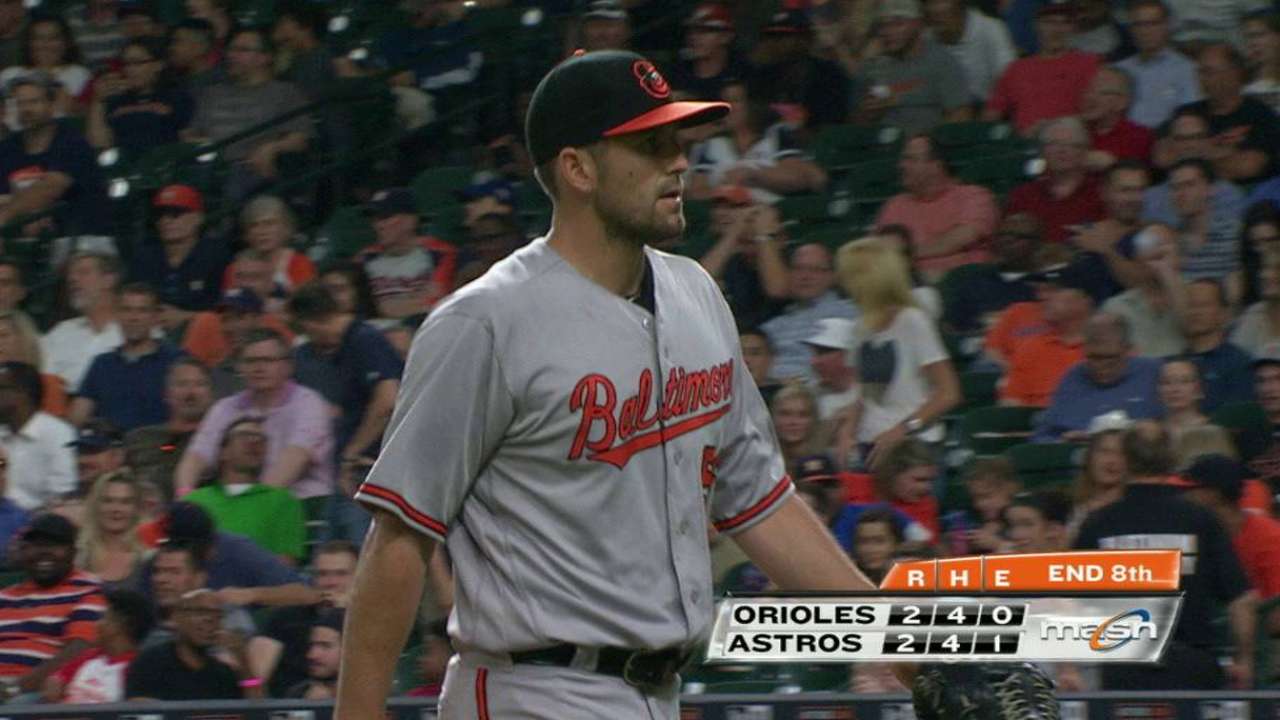 O'Day first injured hamstring May 24 in Houston