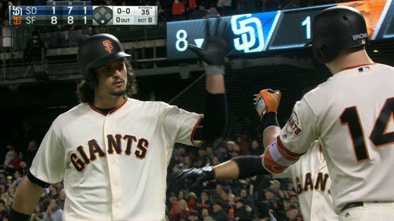 Parker's two-run homer