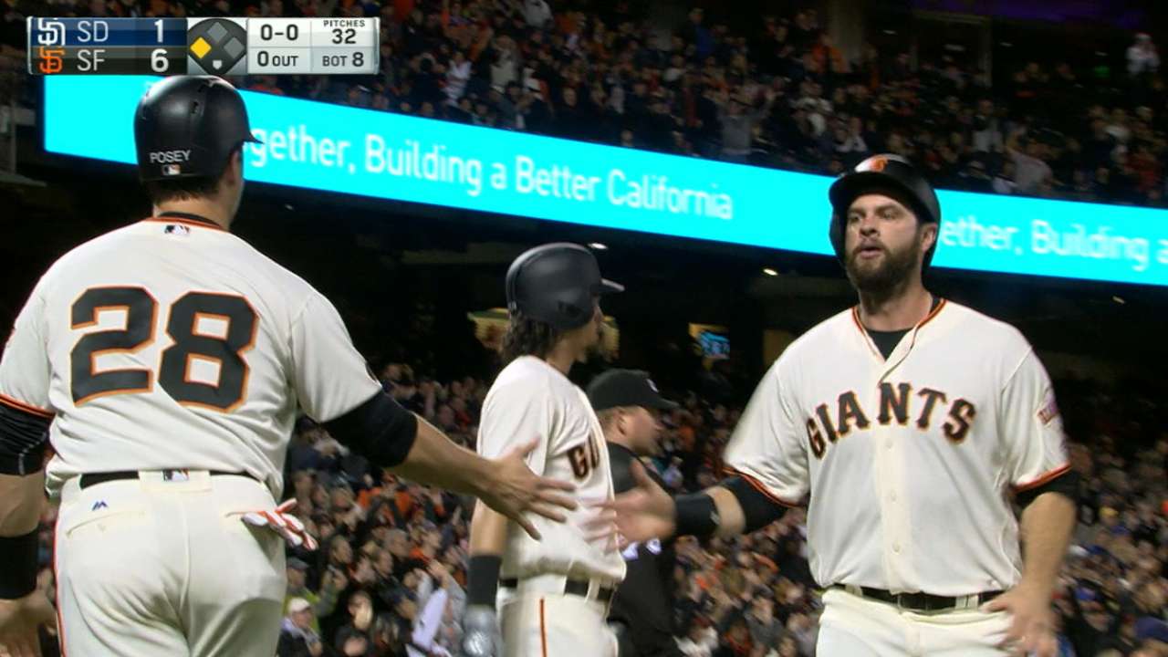 Samardzija y Crawford le repitieron dosis a Padres en S.F.