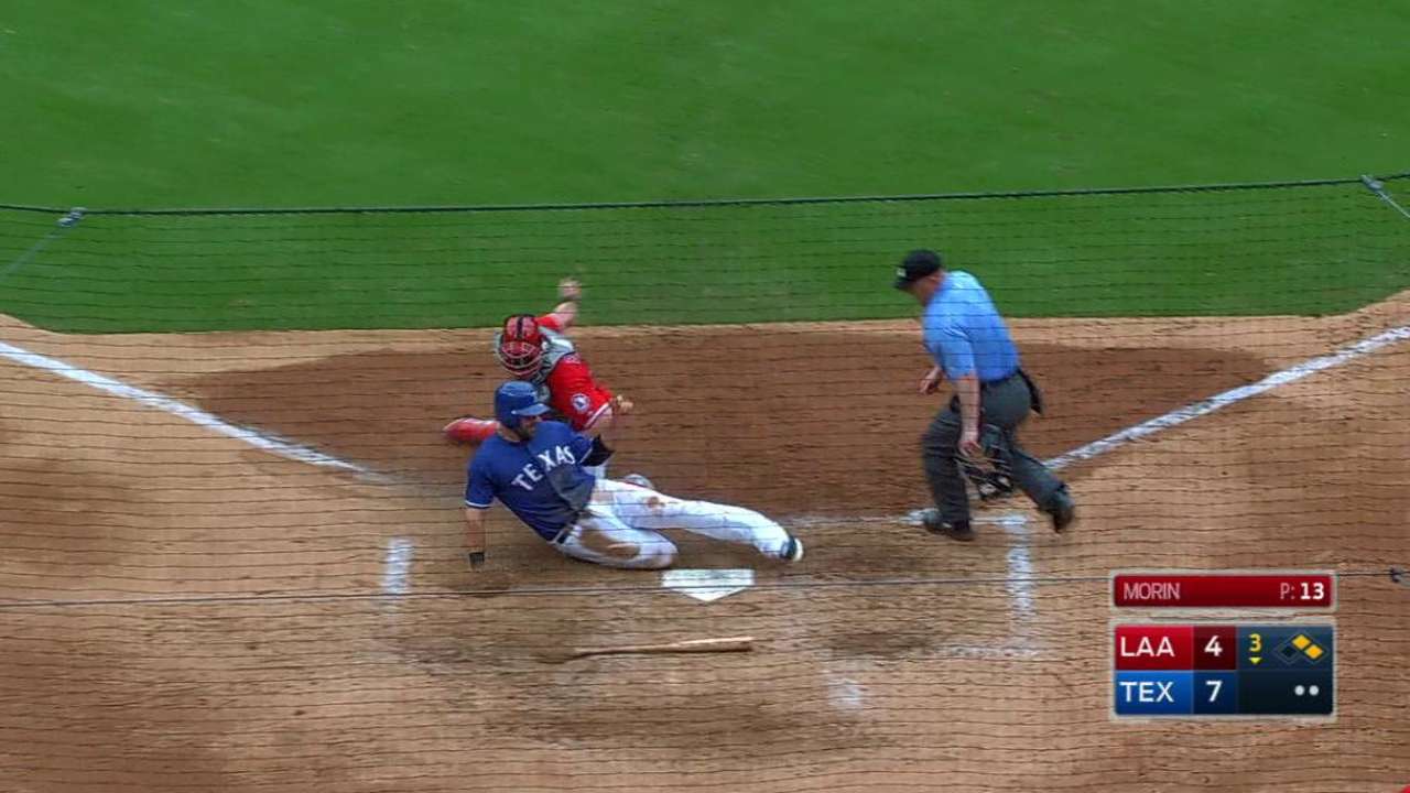 Ortega gets the out at home