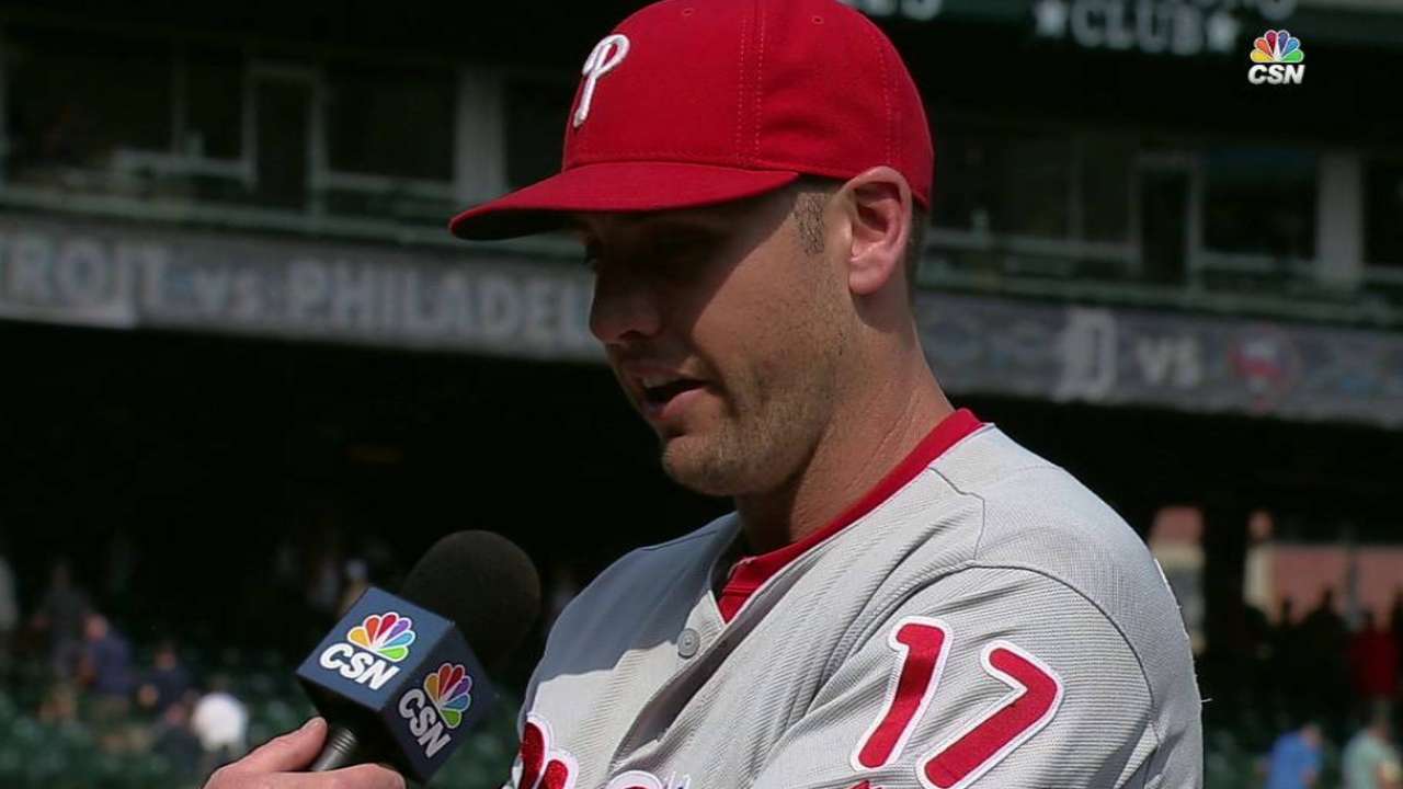 Bourjos on his home run