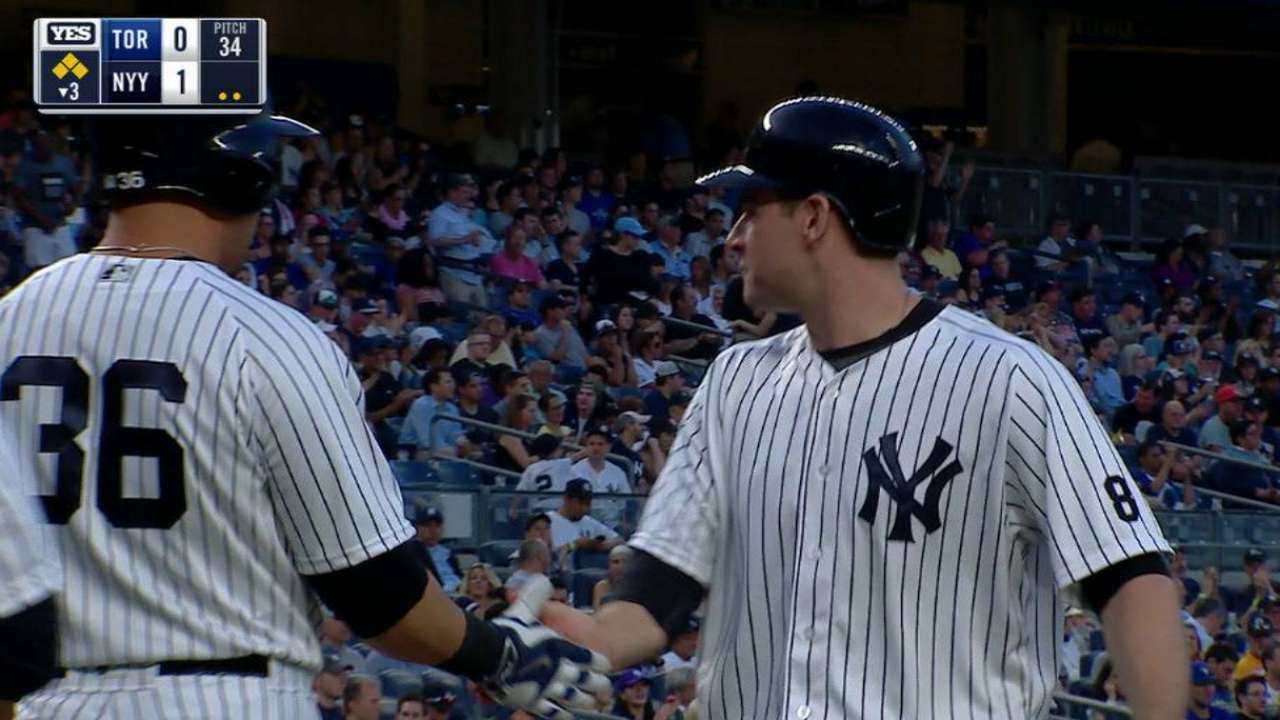 Gardner's RBI fielder's choice