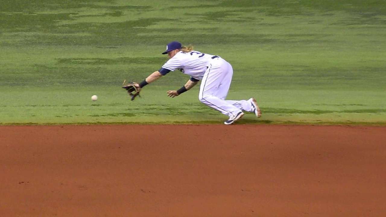 Motter flashes the leather