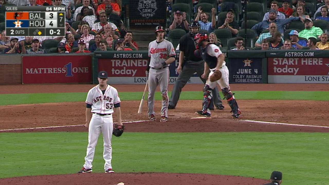 Giles fans Wieters