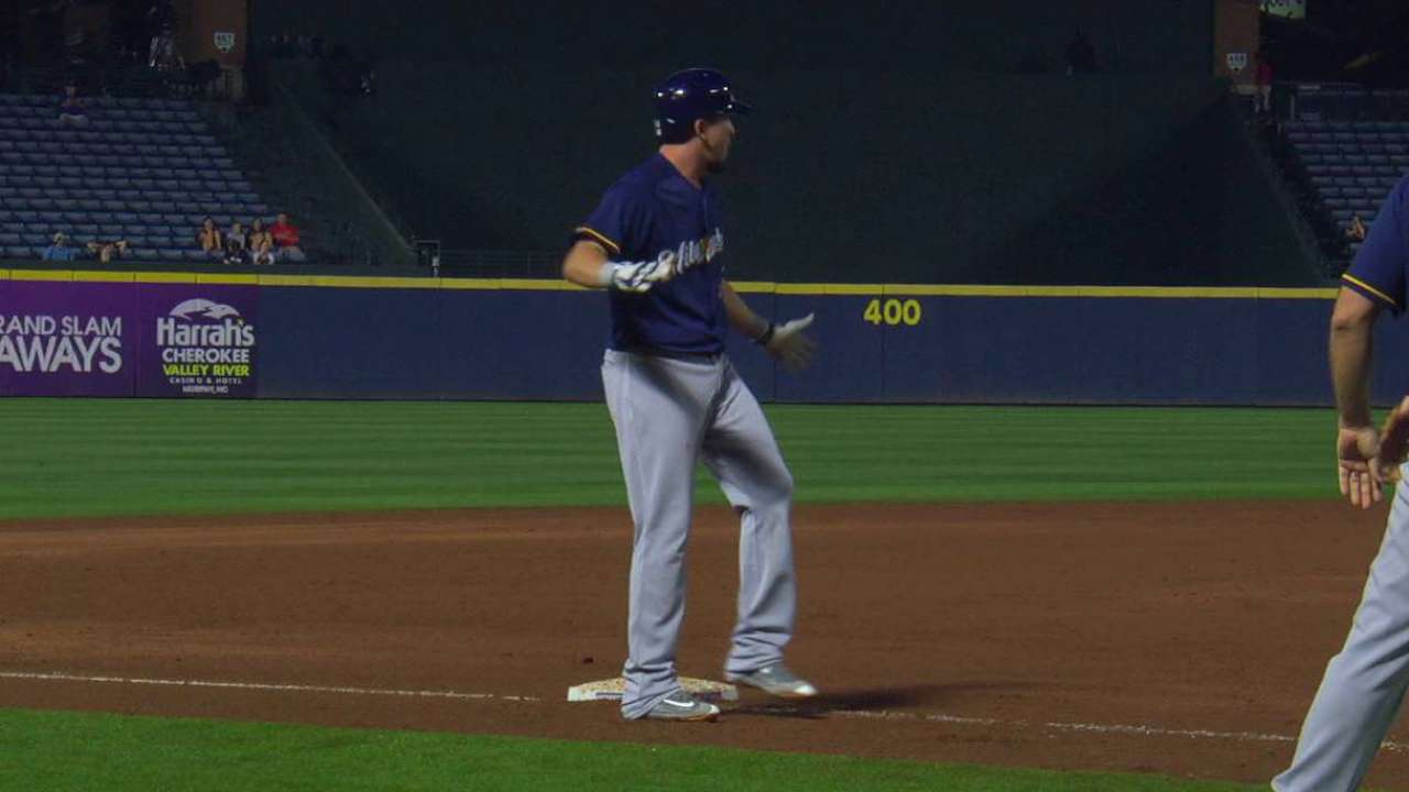 Perez's two-run triple