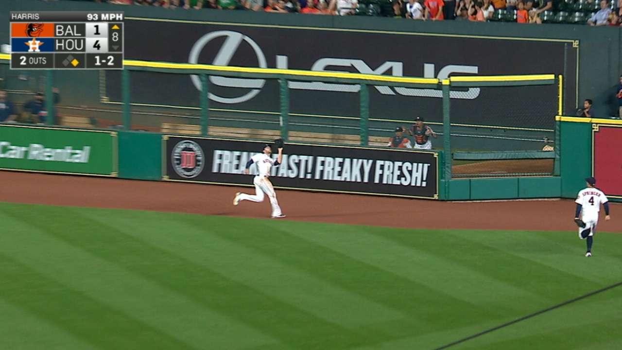 Marisnick shows why Hinch loves CF's 'D'