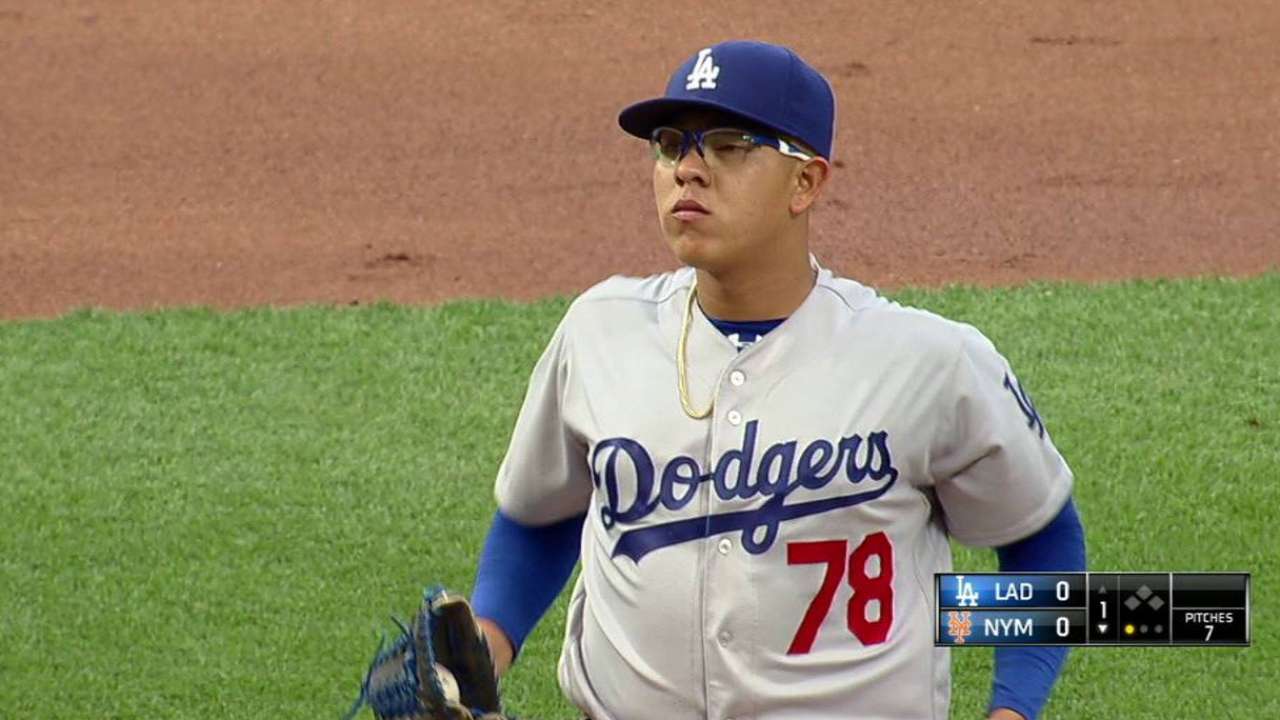 Urias' first career strikeout