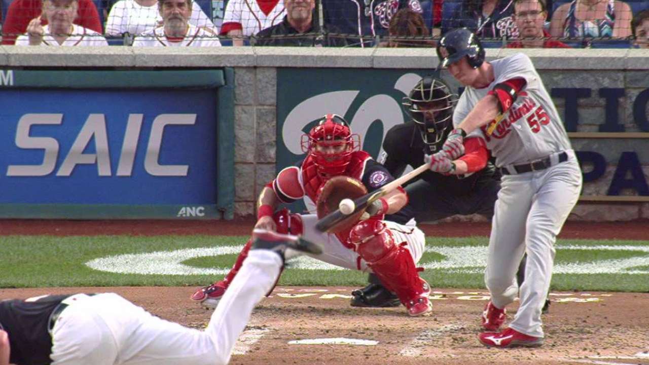 Piscotty stays sizzling with first career slam