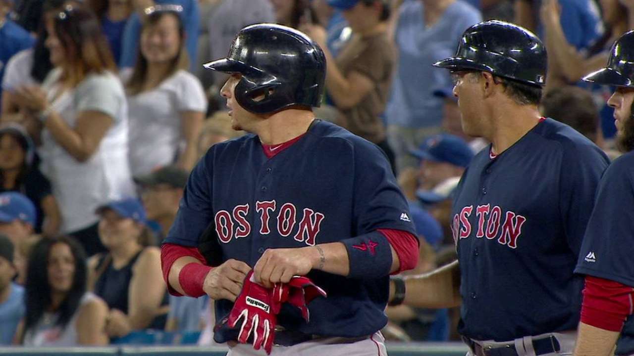 Christian Vázquez a paso firme como receptor de Boston