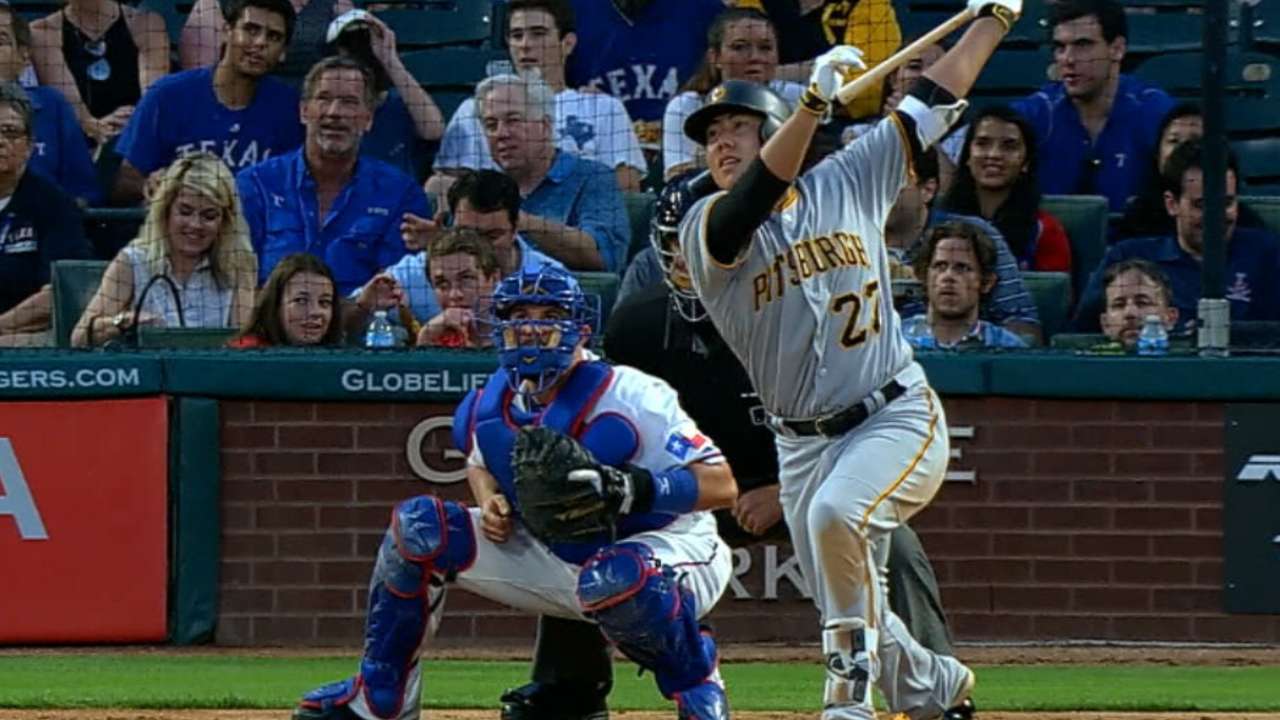 Pirates five-run fifth inning