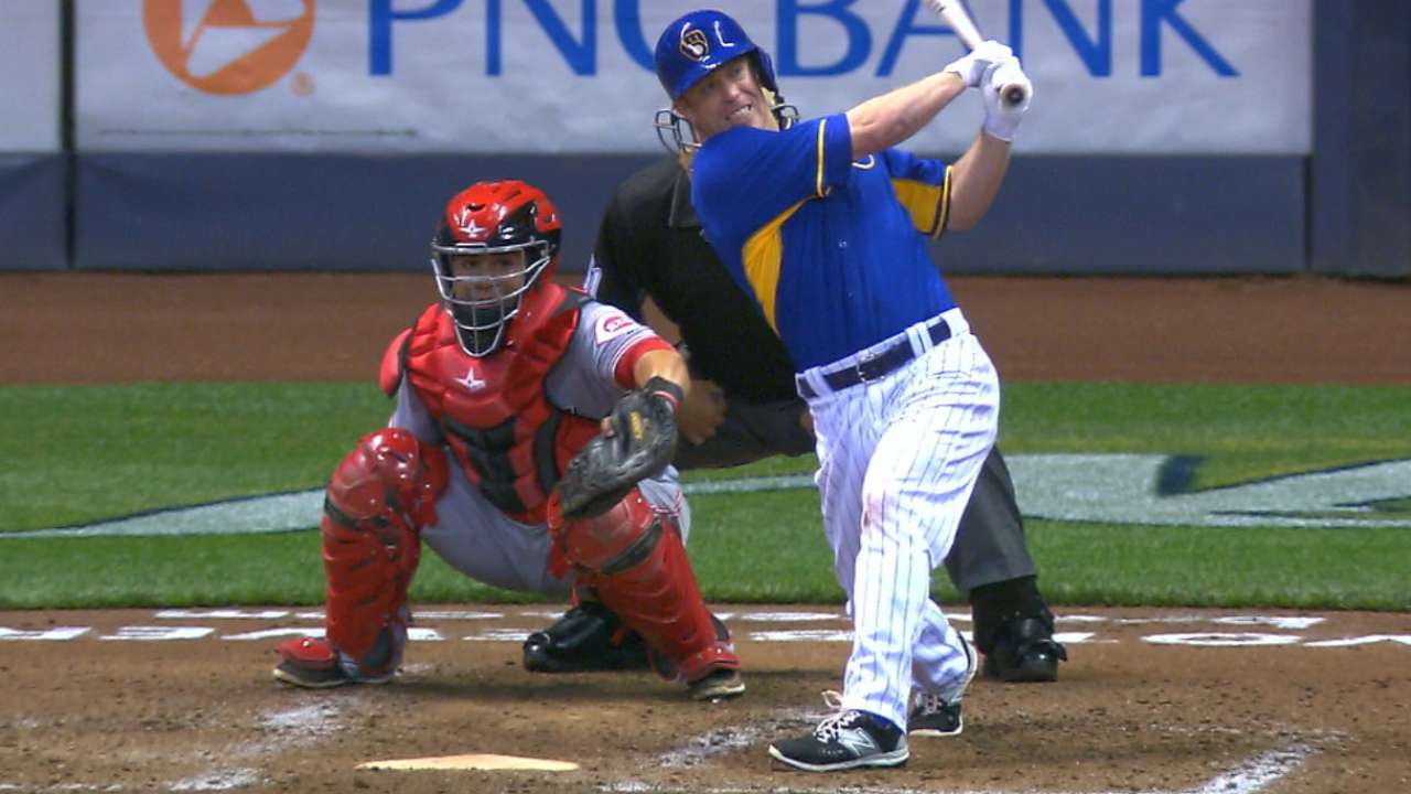 Brewers rally for rout, prolong Reds' woes