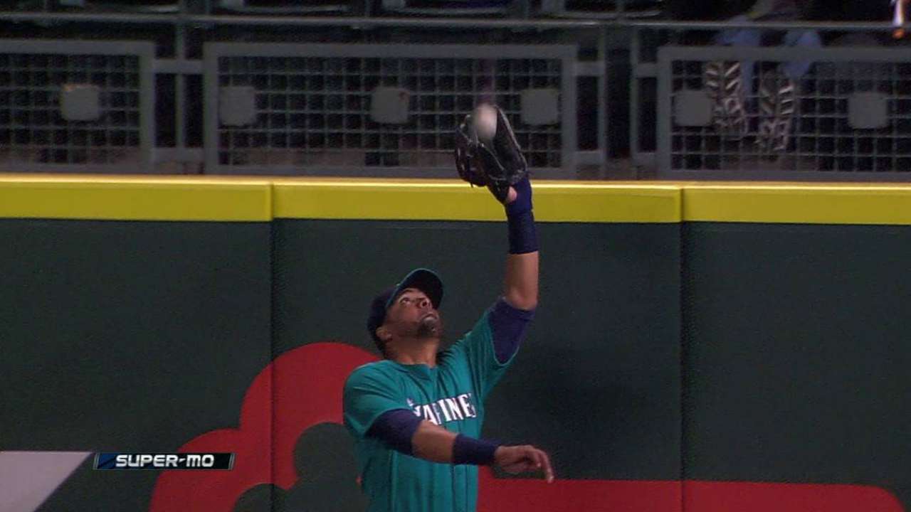 Gutierrez's leaping grab