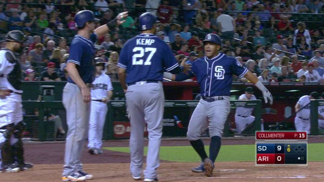 Solarte fuels Padres' power display in Arizona