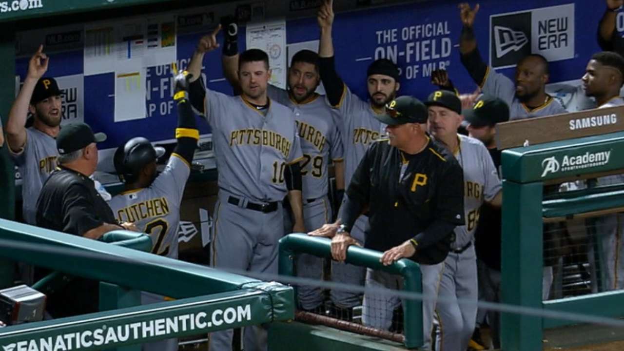 Pirates belt four homers