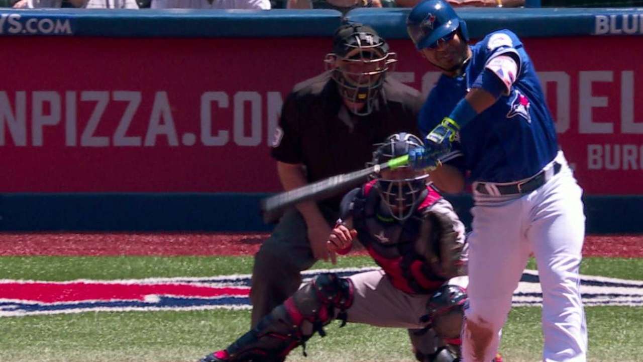 Encarnacion's RBI hit-by-pitch