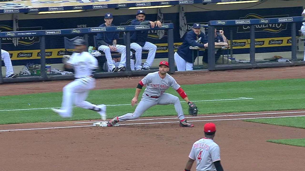 Reds get Villar after review