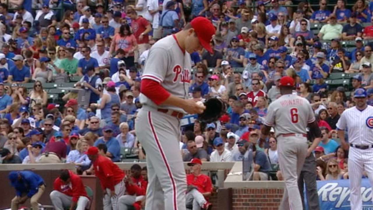Unable to support Eickhoff, Phils fall to Cubs