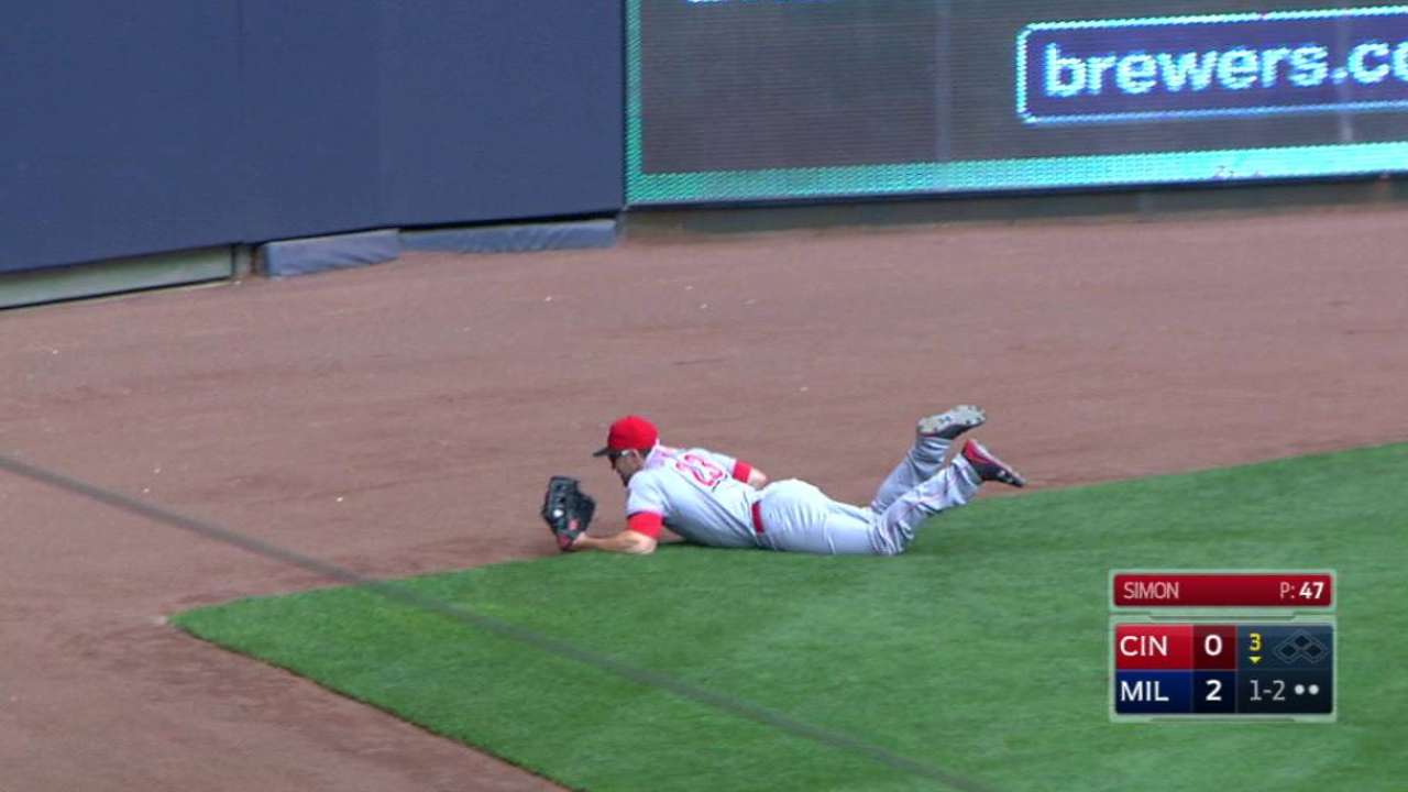 Duvall's diving catch