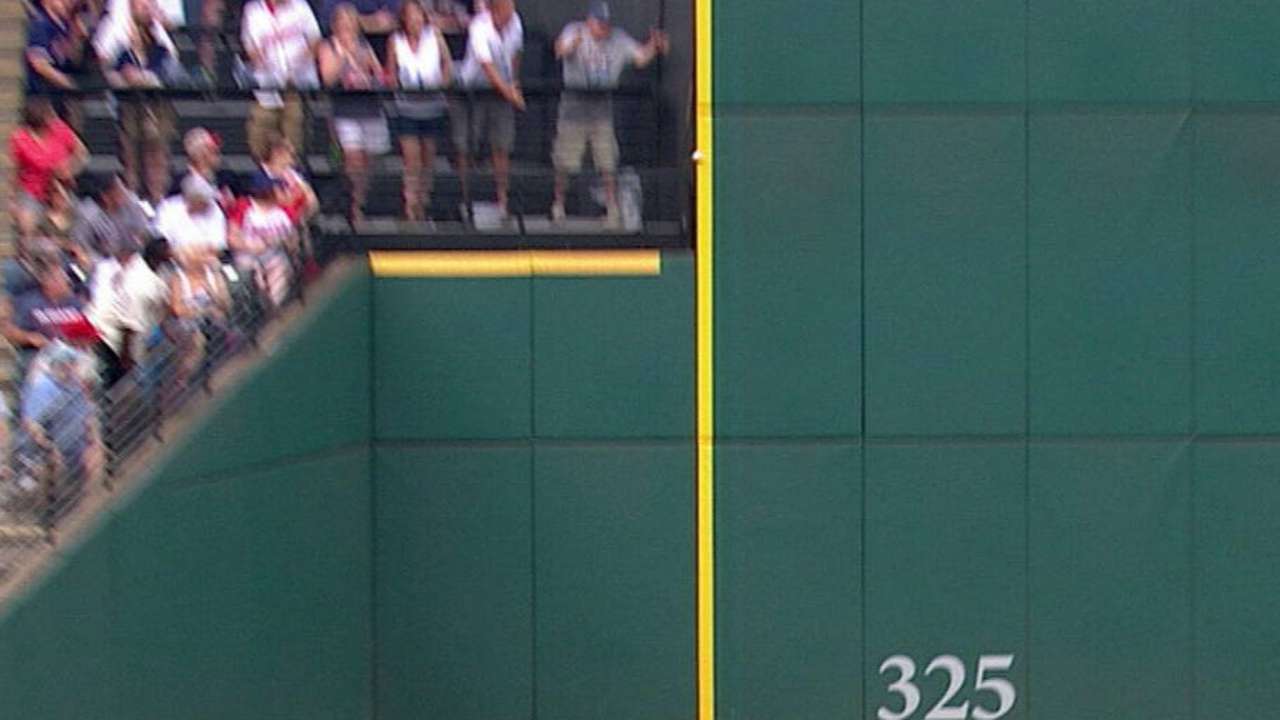 Trumbo notches a double
