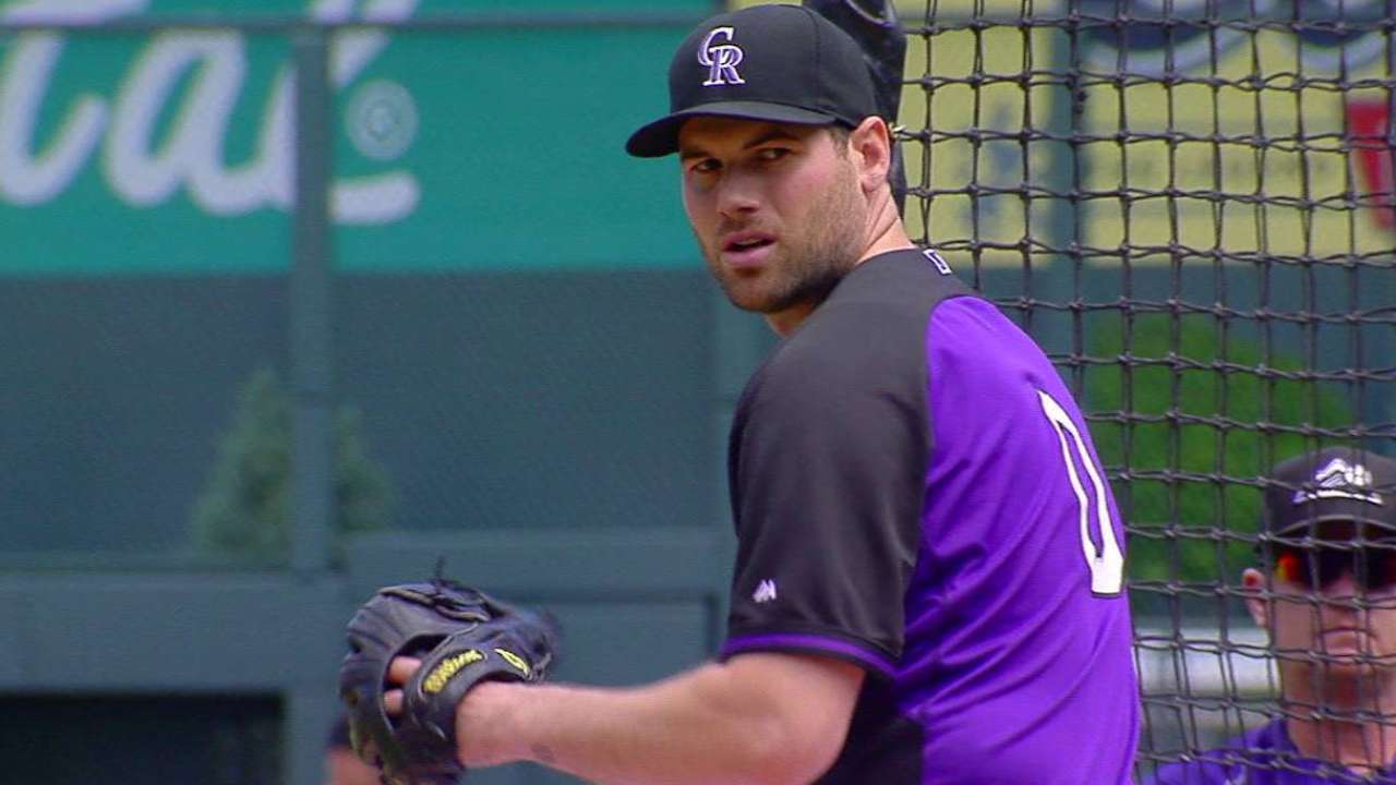 Rehabbing Ottavino has fun facing hitters