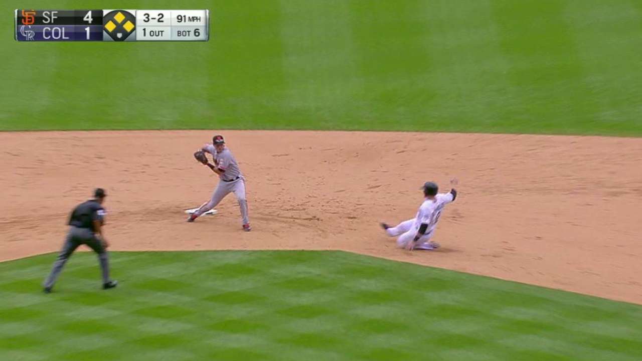 Bumgarner strands bases loaded