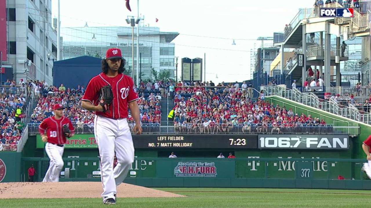 Gio strikes out the side