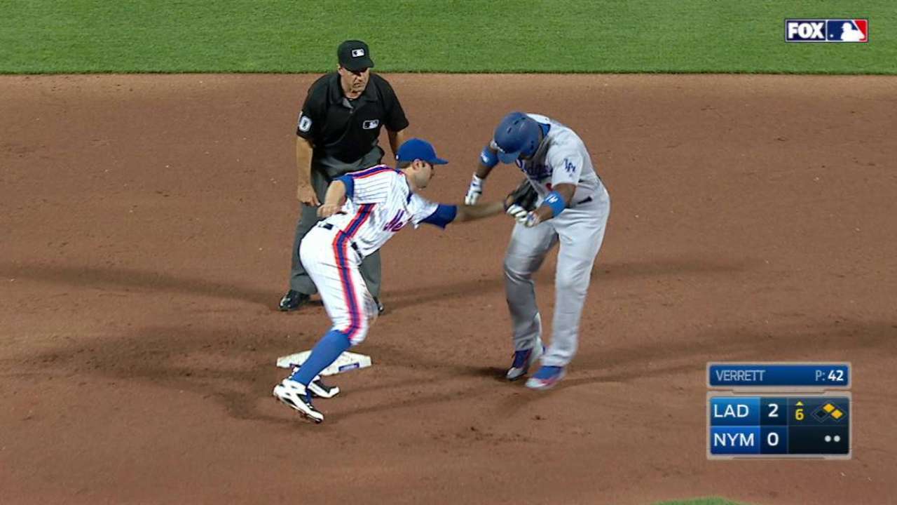 Puig's RBI single to left