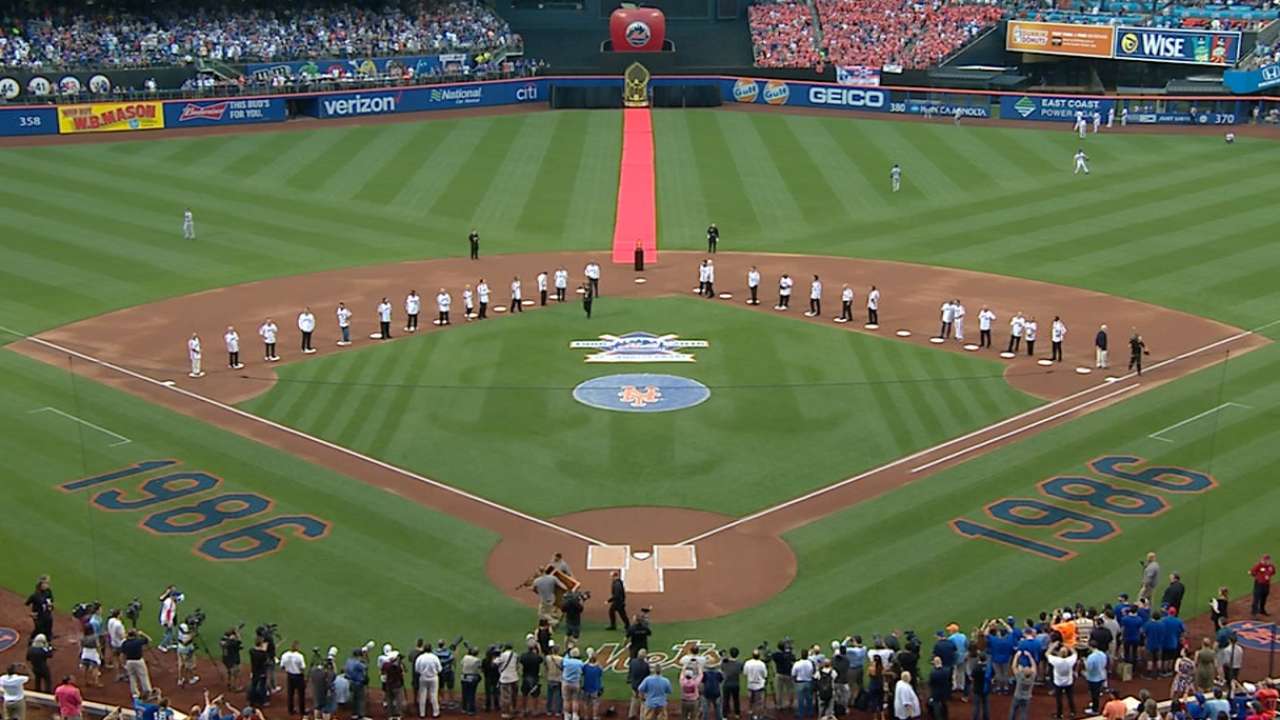 1986 Mets reunite at Citi Field