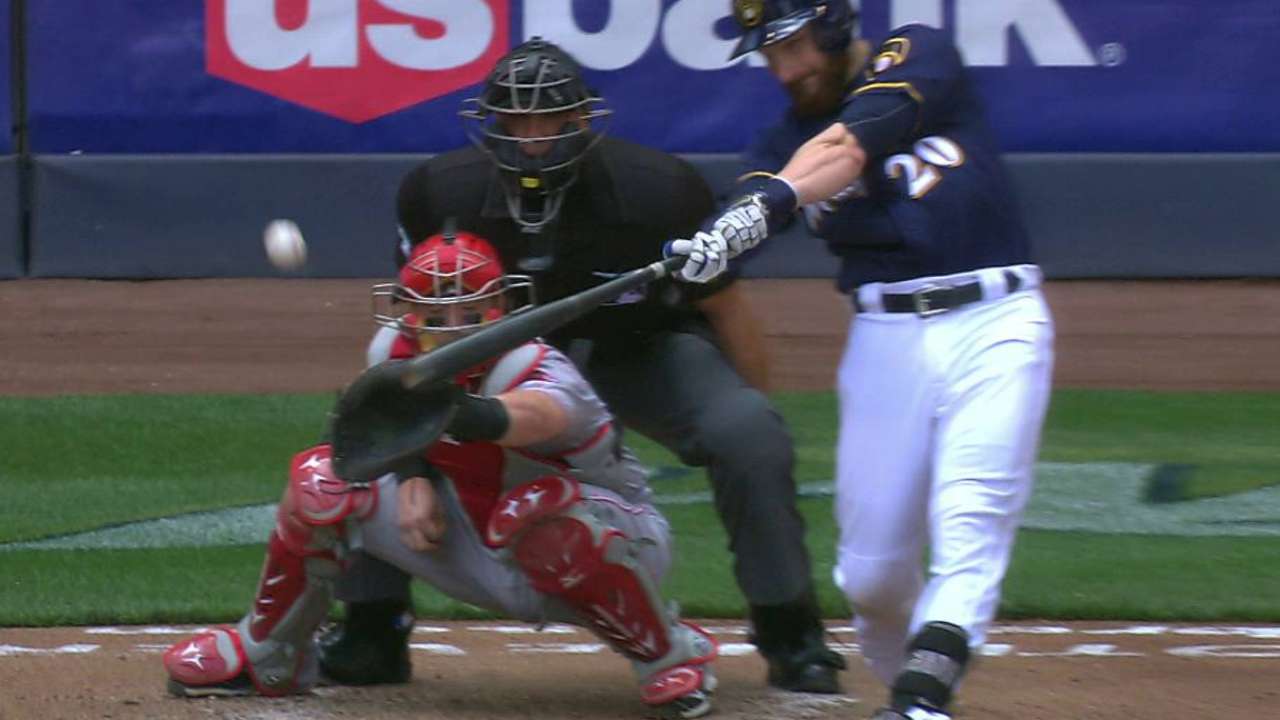 Lucroy drives in his second run
