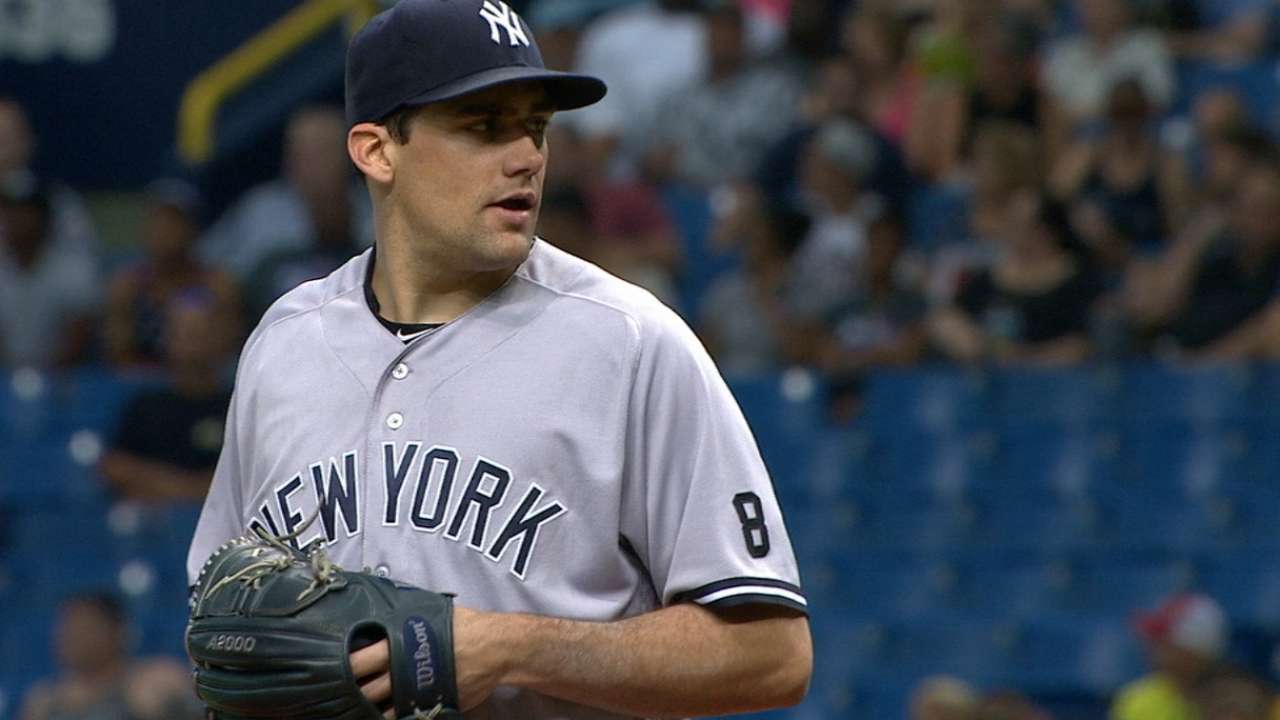Eovaldi strikes out seven