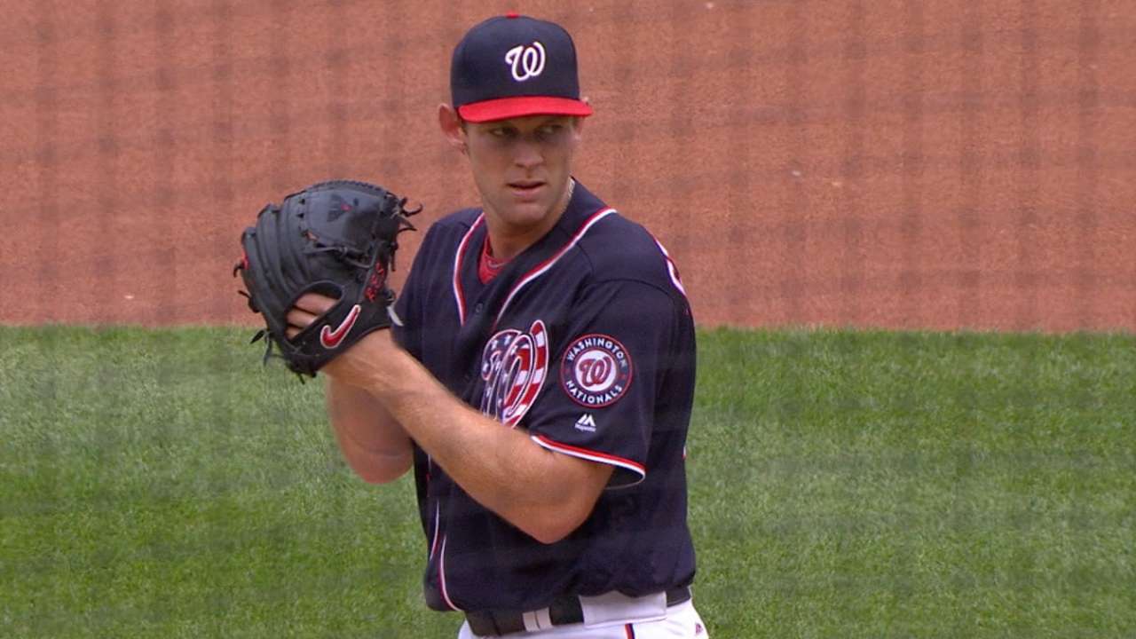 Strasburg's strong outing