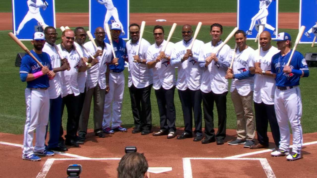 Greatest hitters in Blue Jays history feted
