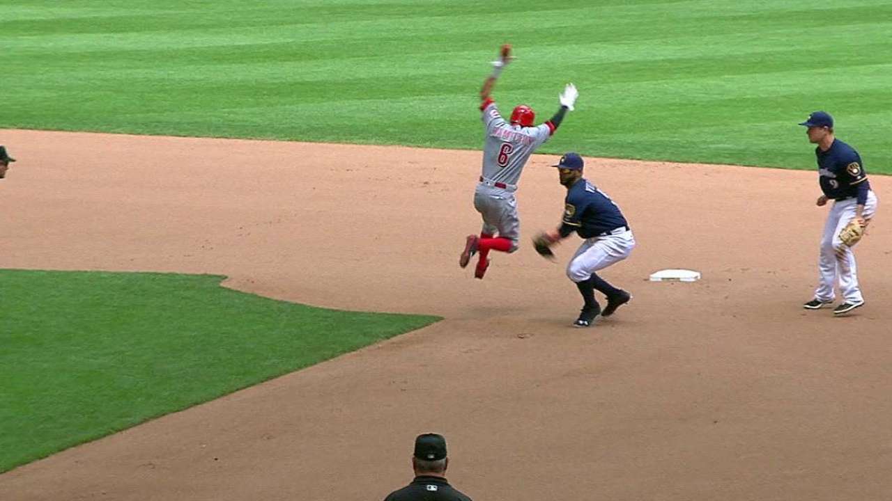 Hamilton advances to second