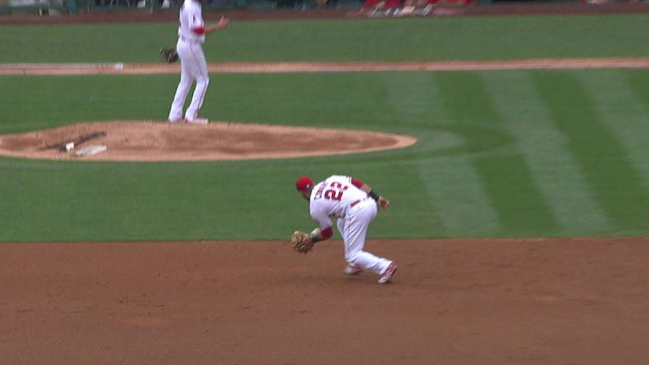 Cowart looks to stick in bigs with versatility, improved bat