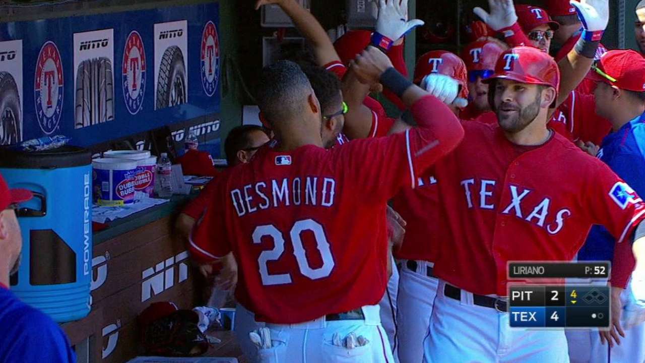 Moreland's three-run homer
