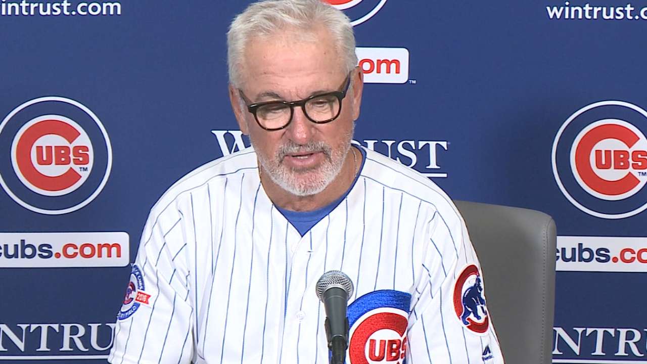 Maddon on Lackey, offense in win