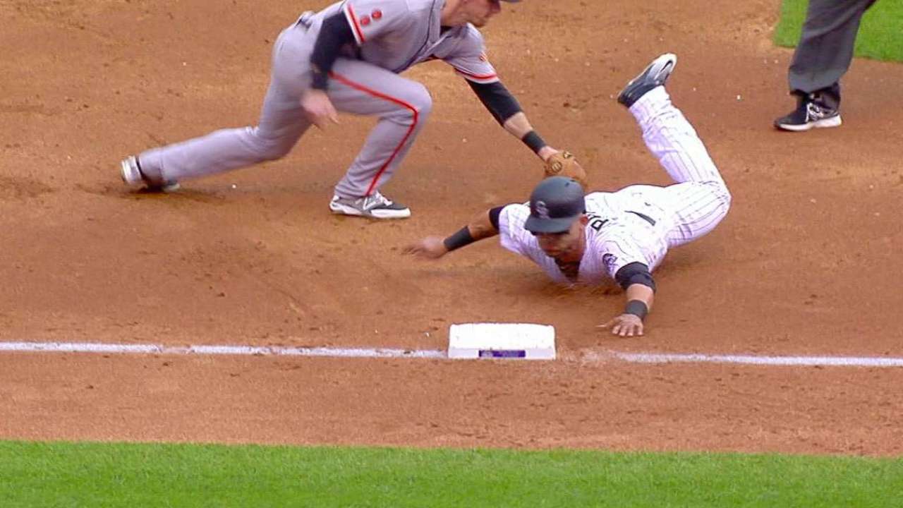 Giants turn double play