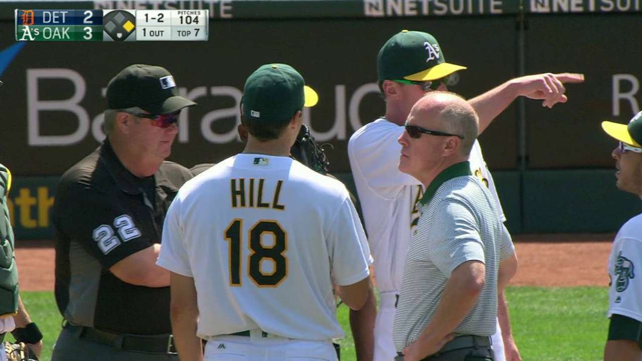 Hill (groin strain) could make next start