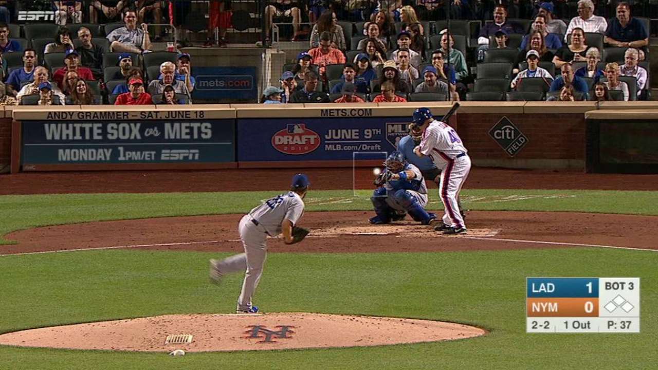 Kershaw sets mark with 100th K