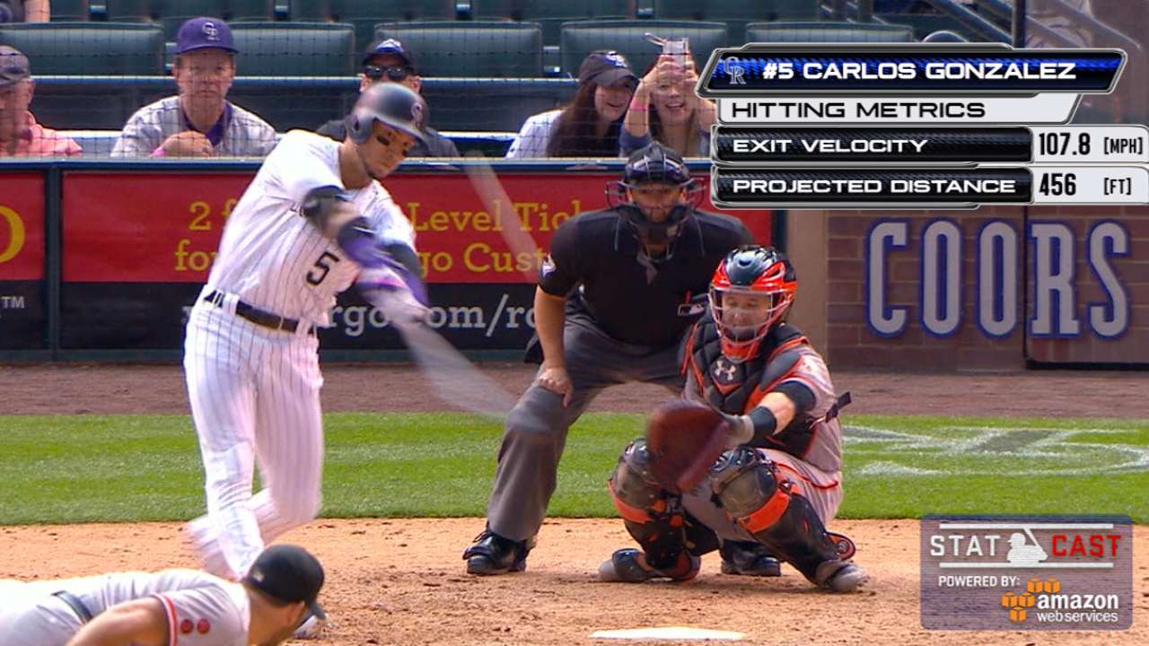 Statcast: CarGo demolishes homer